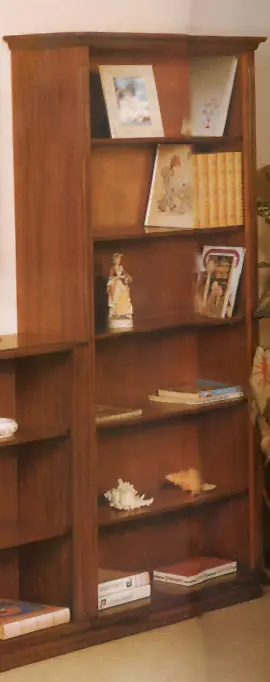 Bookcase 520 — cm. 100 x 36 x 200 H · cm. 100 x 36 x 200H.