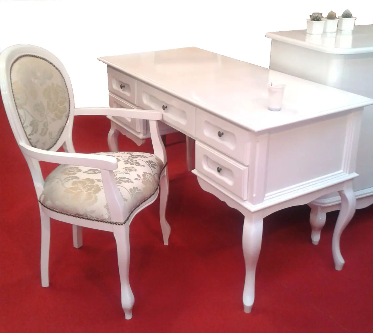 Writing Desk, Chair.