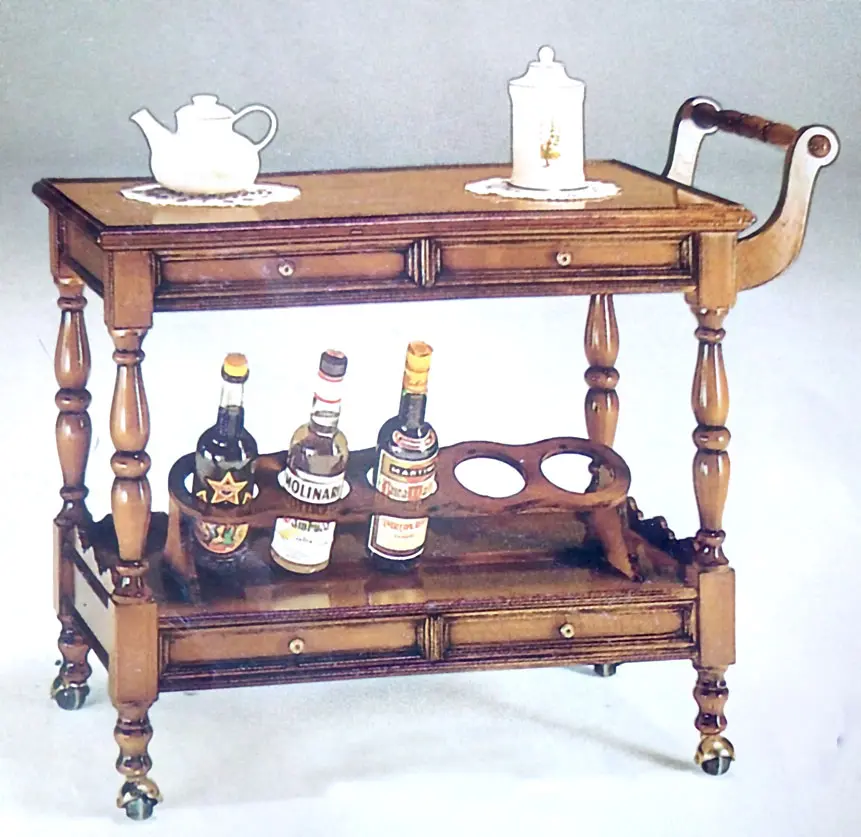 Bar Cart 266 — cm. 115 x 60 x 78 H.