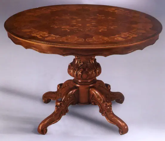 Dining Table 150/IE — cm. 120 Ø (+40) x 78 H.