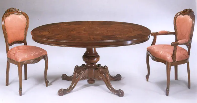 Dining Table 478/EX — cm. 160+50 x 108 x 78 H.